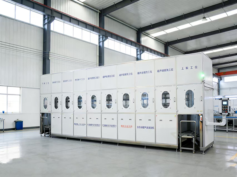 铝件全自动多工位超声波清洗烘干线-(5)