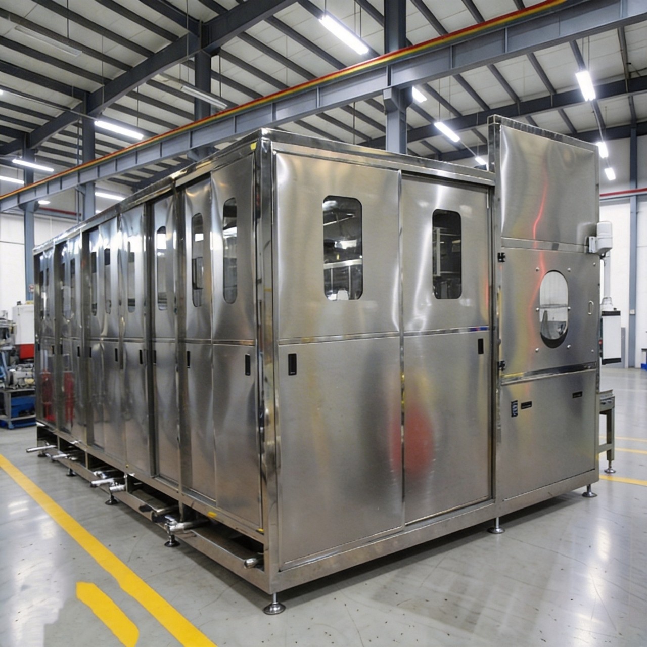 汽车零部件全自动多工位清洗烘干线 (1)