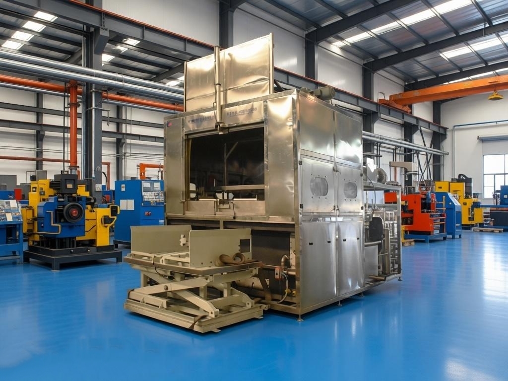 氮化件喷淋超声波清洗烘干机