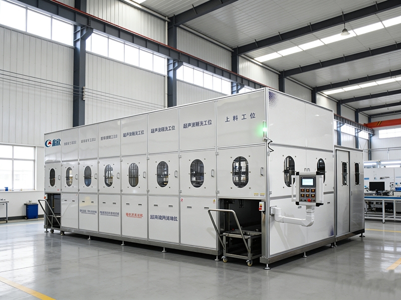 铝件全自动多工位超声波清洗烘干线