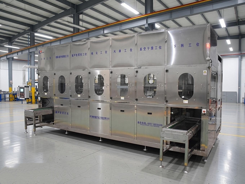 汽车零部件全自动多工位清洗烘干线